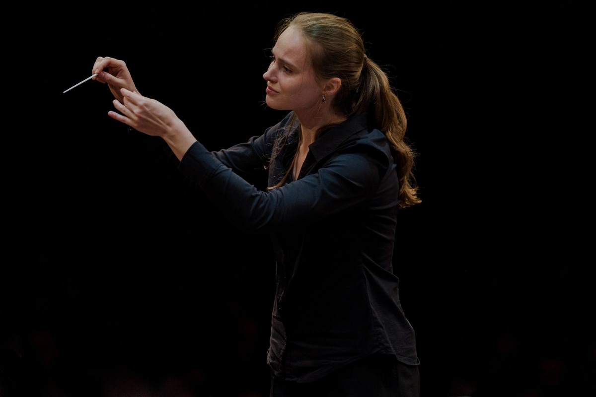 Dirigentin Jankauskaite Izabele (© Foto Theresa Pewal)